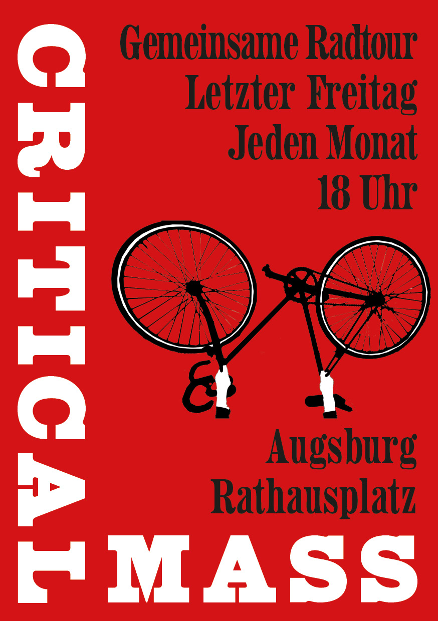 Grafik: Critical Mass Plakat